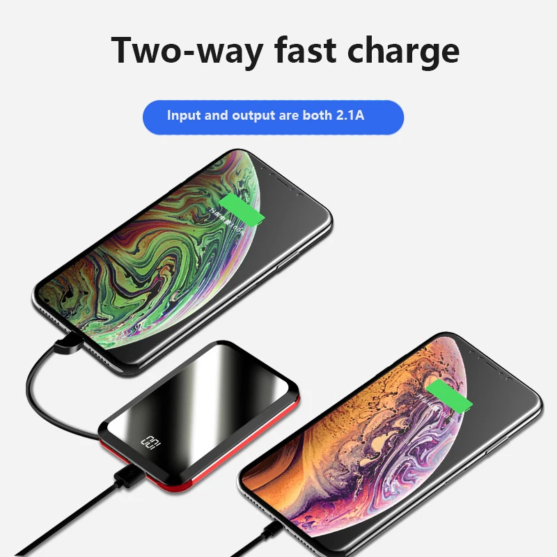 בנק הטענה סולארי לטלפון הנייד 10000mAh