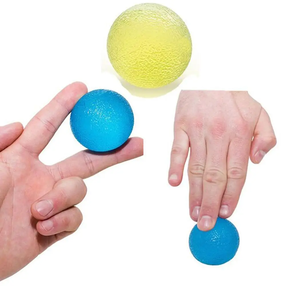 3 шт. силиконовый набор шариков для ручных упражнений, мячи для снятия стресса для тренировки рук, физиотерапии, восстановления травм