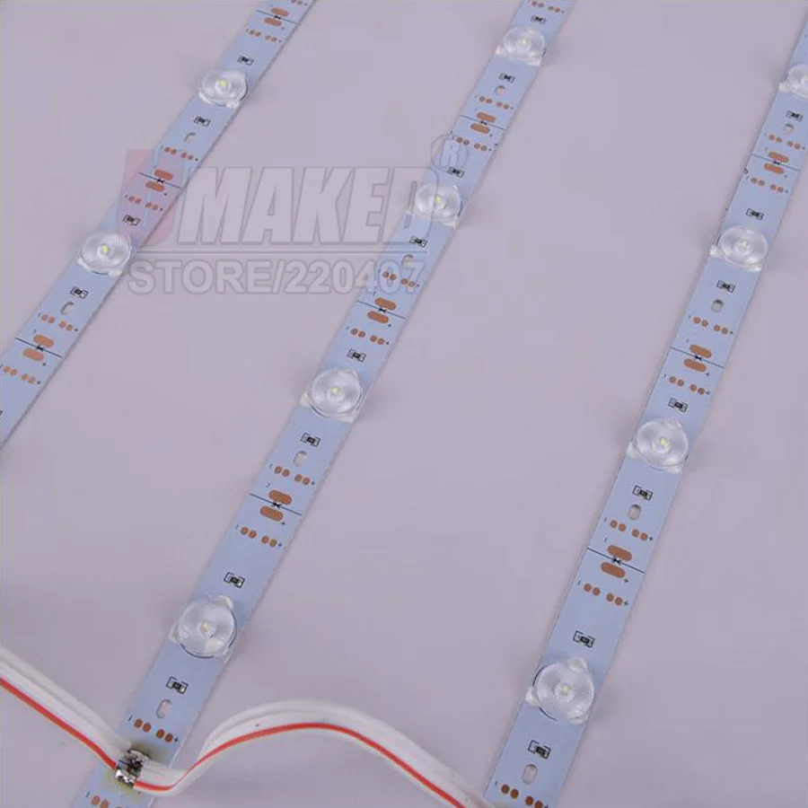 50 см 12 В Жесткая светодиодная лента алюминиевая панель супер яркая 3030SMD 6