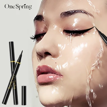 

OneSpring Cool Black Waterproof Liquid Eyeliner Pencil Long Lasting Smudge-Proof Charming Eye Beauty Comestics Makeup Tools