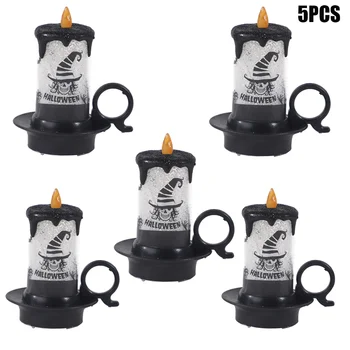 

Newest Halloween Flameless LED Candle Lamp Party Home Bar Decor Props Lanterns