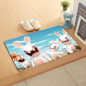 

Custom Cartoon Rabbit Doormat Home Decor Door mat Floor Mat Bath Mats foot pad#20-05-19-69