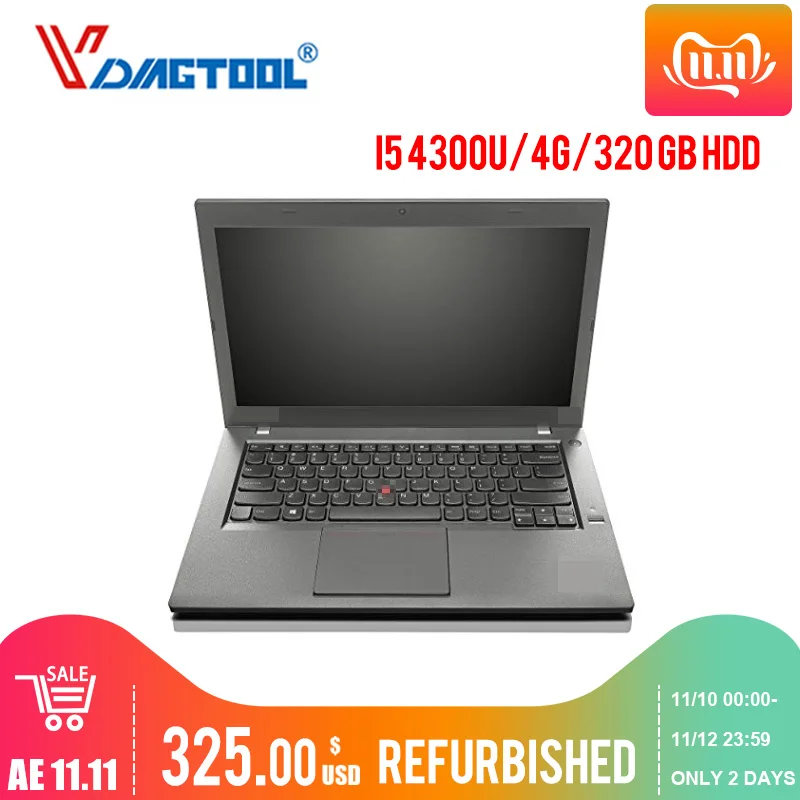  Vdiagtool Used refurbished LAPTOP Computer I5/4G 320GB HDD for VXDIAG VCX SE  IPROG Pro Key Program