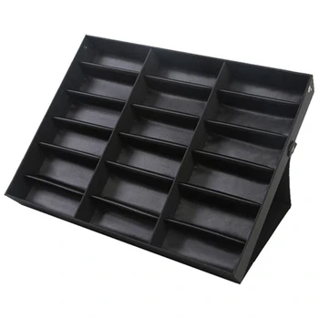 

18 Grid Sunglasses Storage Box Organizer Glasses Display Case Stand Holder Eyewear Eyeglasses Box Sunglasses Case