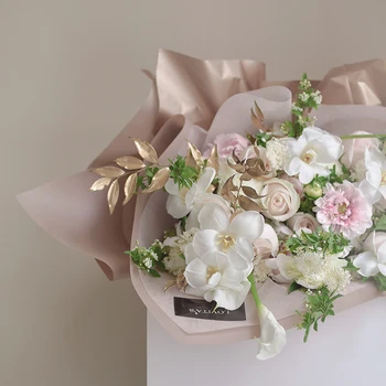 

20pcsTwo-color Double-sided Matte Paper Flower Wrapping Florist Bouquet Paper Valentine's Day Folral Decor Diy Material Paper
