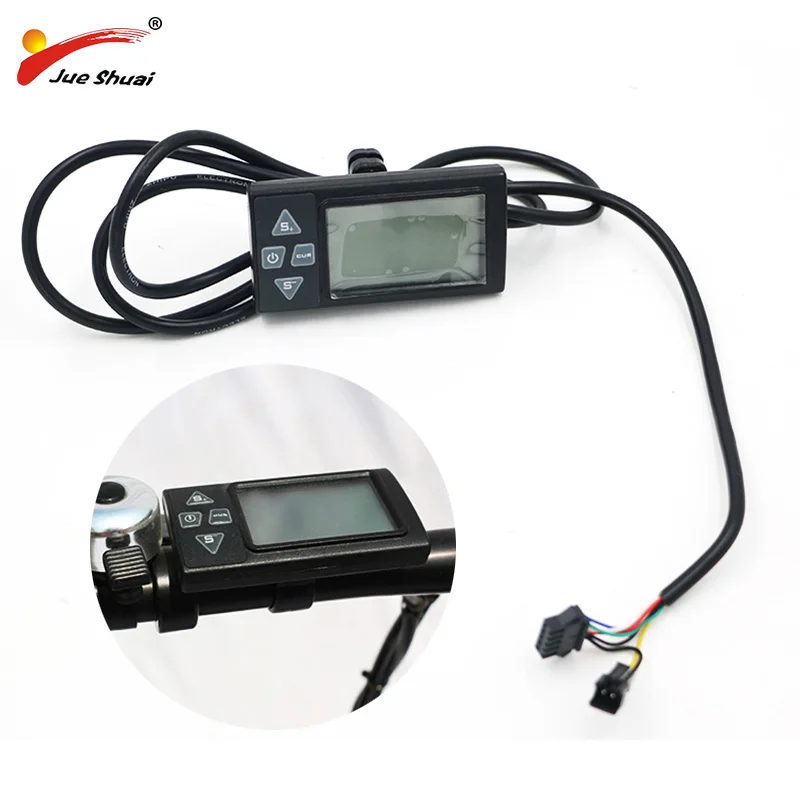 

36V 48V Electric Bicycle Computer Electric Bike LCD Display for Electric Bike Manual Control Panel Rainproof Bicycle Speedometer