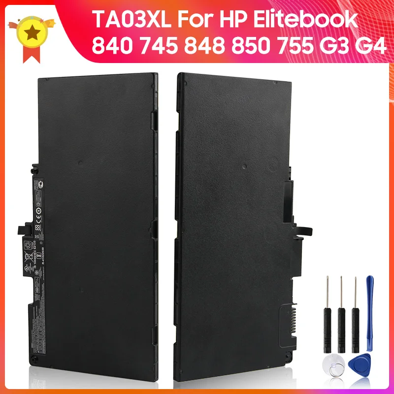 

Genuine Replacement Battery TA03XL HSTNN-DB7O for Elitebook 840 745 848 850 755 G3 G4 ZBook 15u G3 G4 Mt42 Mt43 Battery 4420mAh