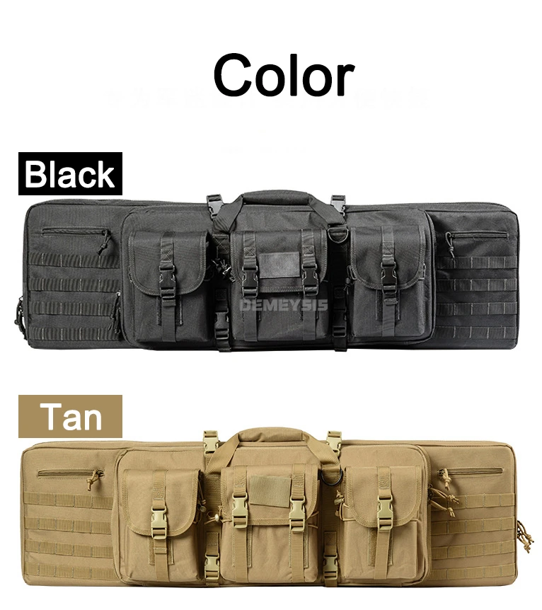 arma proteção caso bolsa durável militar combate rifle mochila