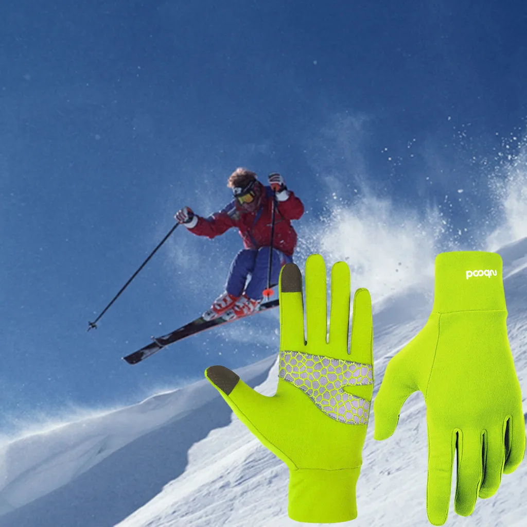 Unisex Touchscreen Winter Thermal Warm Cycling Bicycle Bike Ski Outdoor Camping Hiking Motorcycle Gloves Sports Full FingerA1021