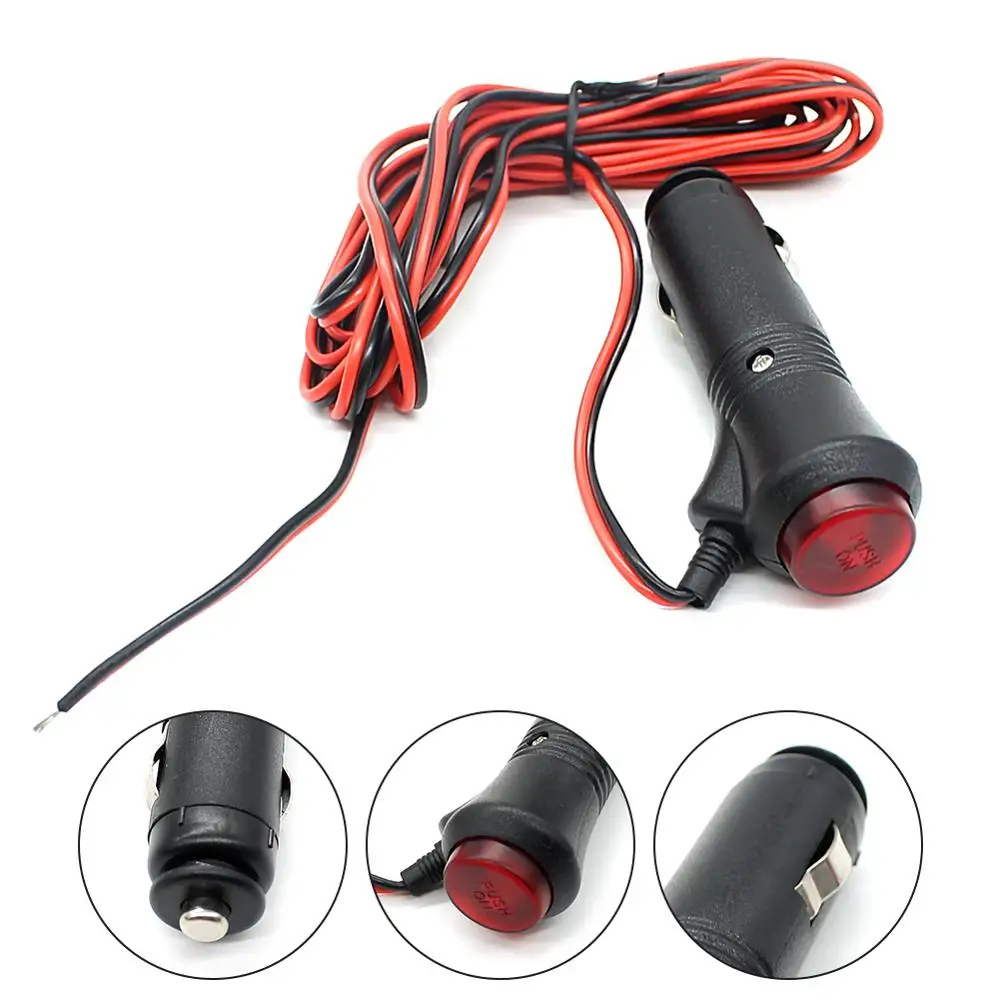 

Universal Car Cigarette Lighter Plug Socket Power Connection Male Adaptor 12V 24V Car Accessories Switch Auto Interior Part