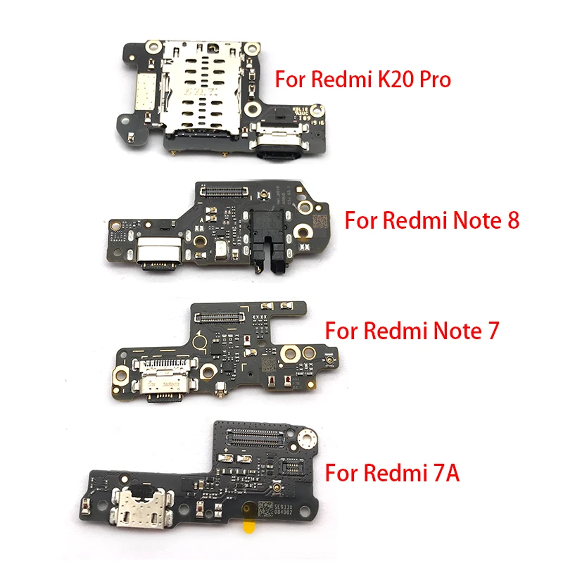 Плата зарядного устройства PCB Flex для Xiaomi Redmi K20 Note 7 8 Pro USB порт коннектор док