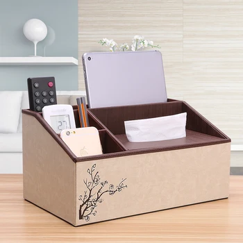 

Wooden Multifunctional Tissue Box House Modern Table Napkin Holder Simple Living Room Kitchen Rack Reusable Storage Case LL50TB