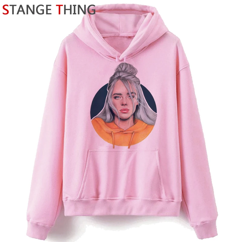 Billie Eilish Bad Guy Harajuku модная забавная толстовка с капюшоном с рисунком из мультфильма для женщин Ullzang хип хоп 90s толстовка с рисунком уличные толстовки женские - Цвет: H3313