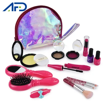 

Children Girl Makeup Toys Set Cosmetics Dressing Toy Simulation Princess Pretend Play Makeup Kit Fashion Halloween Xmas Gifts