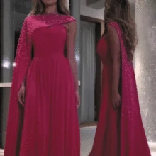 SuperKimJo Vestidos De Fiesta De Noche Дубай модные платья для выпускного вечера расшитые бисером ярко-розовые элегантные арабские Выпускные платья Robe De Soiree Longue