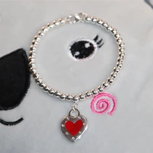 SHINETUNG 1:1 браслет из стерлингового серебра S925 пробы браслет в форме сердца браслет из бисера женские модные ювелирные изделия