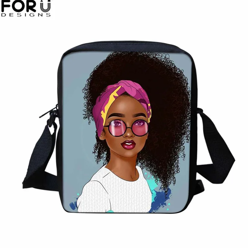 FORUDESIGNS/сумки для книг в Африканском и американском стиле, женские школьные сумки с принтами, набор для девочек, индивидуальный образ, женский рюкзак - Цвет: Z5223E
