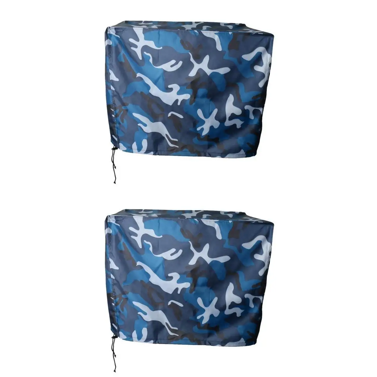 Boat Outboard Motor Protector Dust Guard Cover Waterproof for 2-5 HP/30-90 HP Engine, 2 Pieces Different Sizes