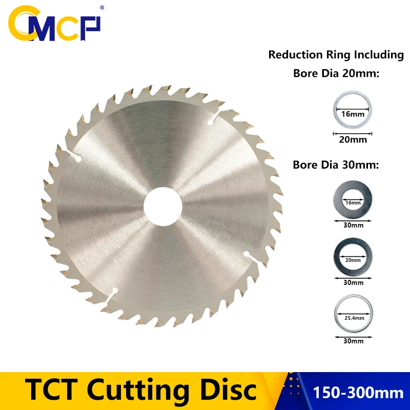 CMCP 190x30mm TCT Cutting Disc Circular Saw Blade For Wood 20T 24T 40T