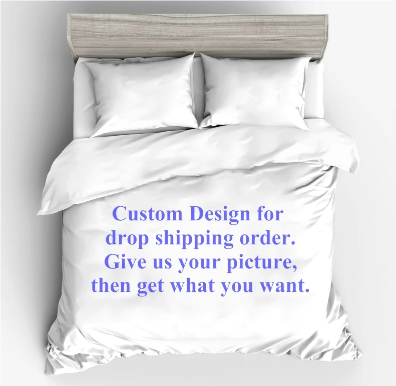 

Private Customized Design Bedding Sets Twin Queen King Duvet Cover Set Bedclothes Bed Linen for Drop Shipping