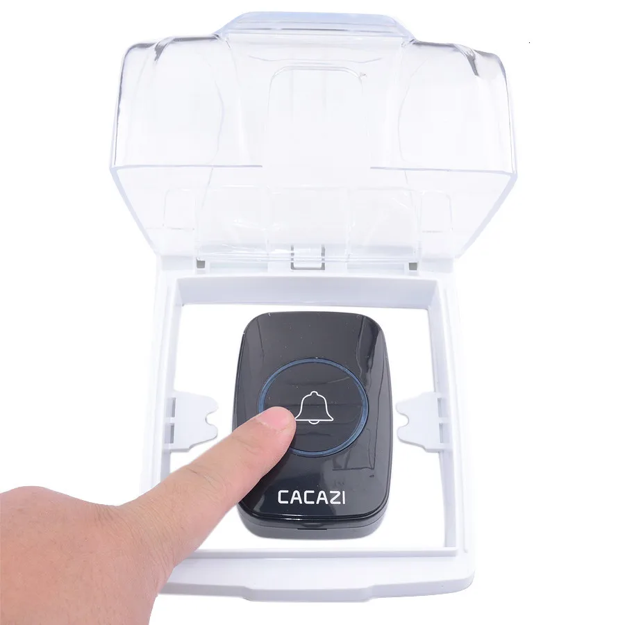 Waterproof cover FOR Wireless Doorbell smart Door Bell ring chime button Transmitter Launchers 4