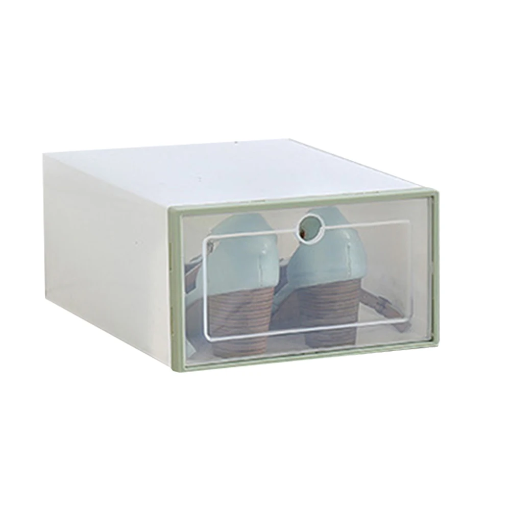 Стекируемые пылезащитные ящики для хранения пластмассовая коробка для обуви прозрачная коробка для хранения обуви хранение белья разделитель для ящика