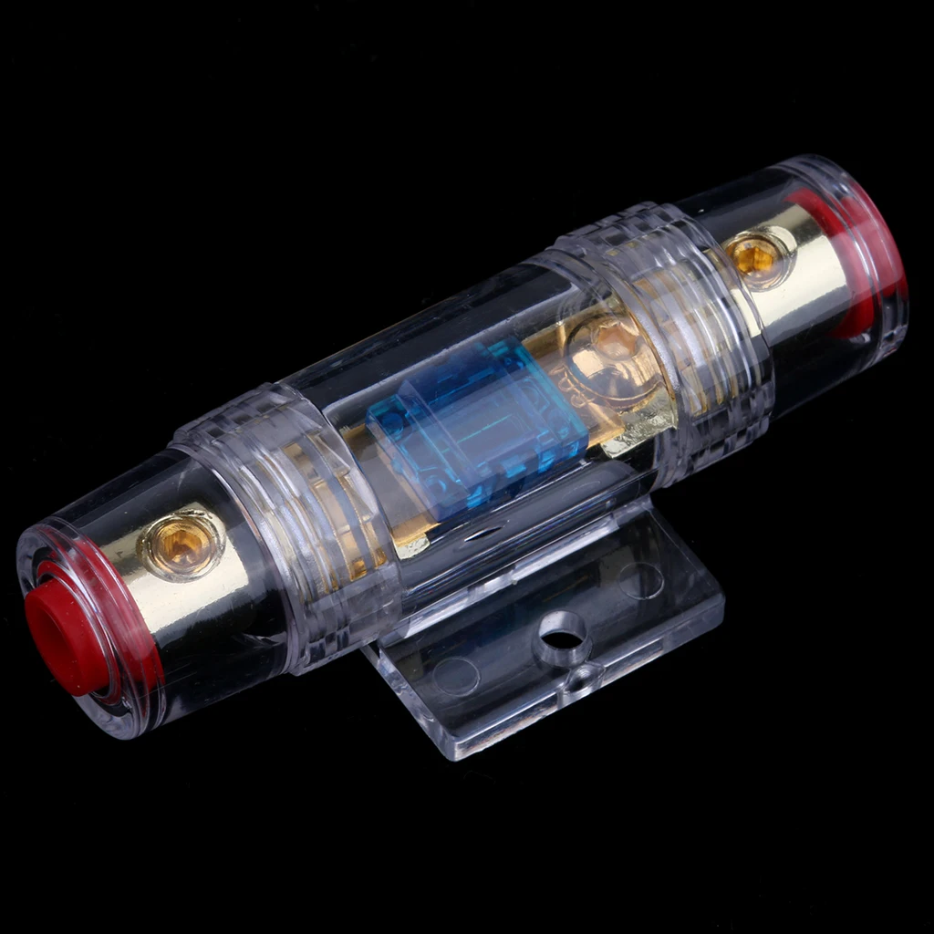 60A Fuse-Holder Block 1PCS For Car Speaker Subwoofer Amplifier Clean
