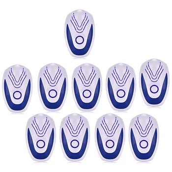 

10Pcs Ultrasonic Mice Repeller Electronic Ultrasound Mouse Insect Reject Anti Mosquito Repellent Cockroach US Plug