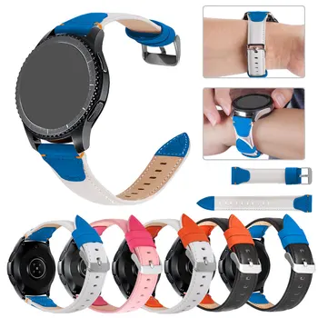 

Universal 22mm Replacement Wriststrap Leather Watch Band Sweatproof Wrist Bracelet Strap High Quality Watchband For Fossil Q