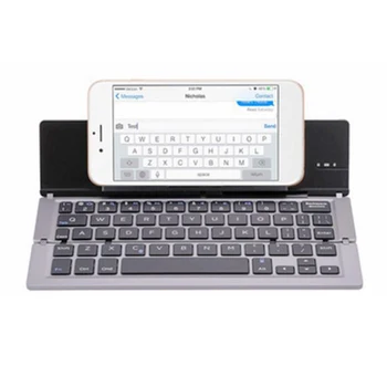 

59 Key Rechargeable Portable Bluetooth Bracket X Architecture Ultra Slim Folding Keyboard Ergonomic Universal USB Aluminum Alloy
