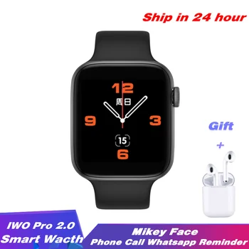 

IWO Pro 2.0 44mm Series 5 Smart Watch Bluetooth Call Heart Rate Fitness Bracelet ForApple IOS Android smartwatc PK IWO12 IWO8 13