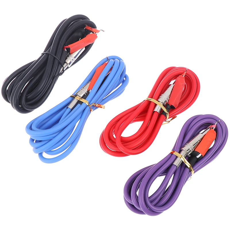 1Pcs Soft Silicone Tattoo Clip Cord Tattoo Wire Cable Tattoo Hook Line for Tattoo Machine Power Supply Line Accessory