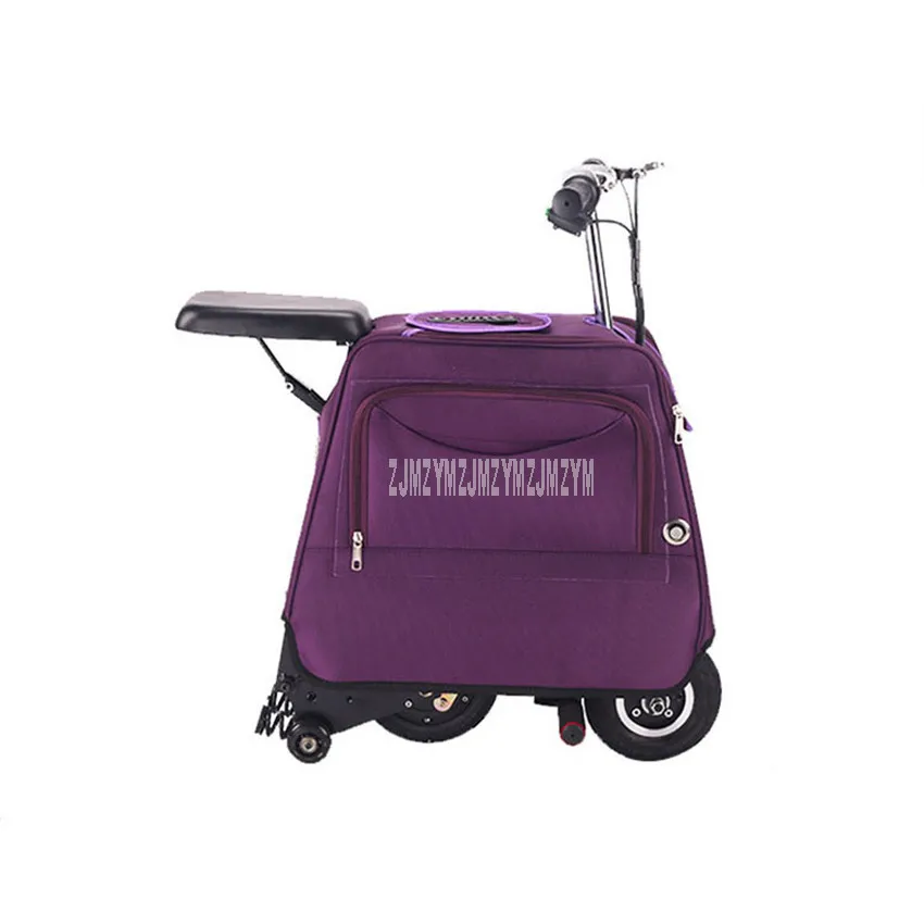 Мини 3-х колесный Электрический чемодан велосипедные шлемы с большой Ёмкость Чемодан электрический скутер Портативный Смарт городских прогулок инструмент для е-байка 36В 16Ah
