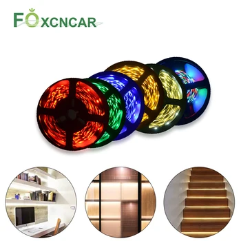 

5M 300LEDs 12V Kitchen Lights Waterproof RGB LED Strip Light Brightness LED Ribbon Tape Under Cabinet Cupboard Decoration Lights