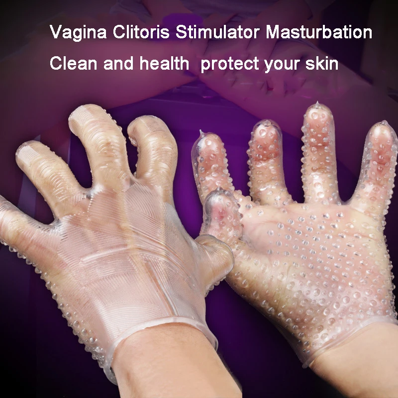 Masturbation Soft Gloves With Spike Spots For Couples Erotic_voghion.com