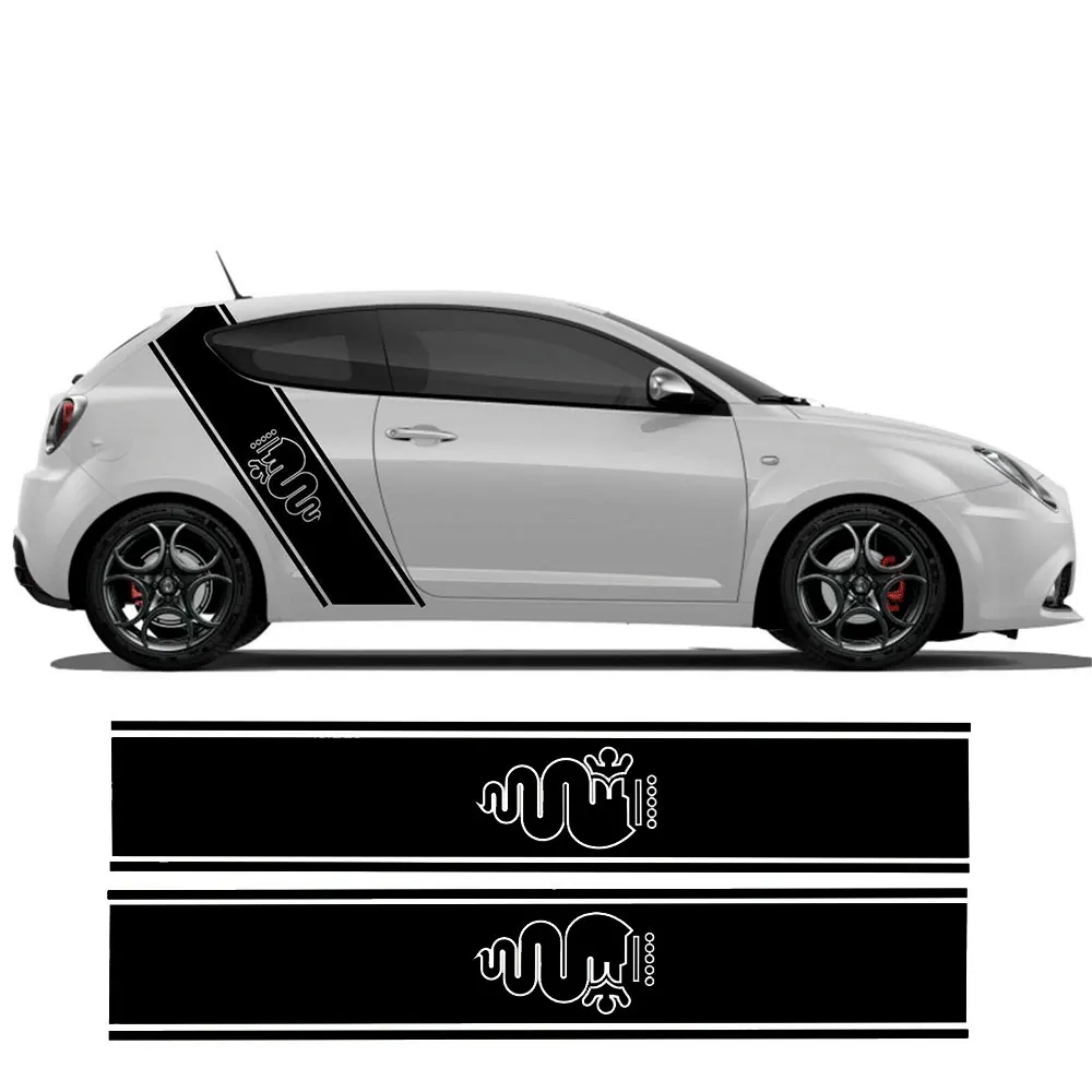 Из 2 предметов для Alfa Romeo виниловая наклейка на автомобиль графическая Наклейка Крыло крыло автомобиля наклейки/наклейки tu-739