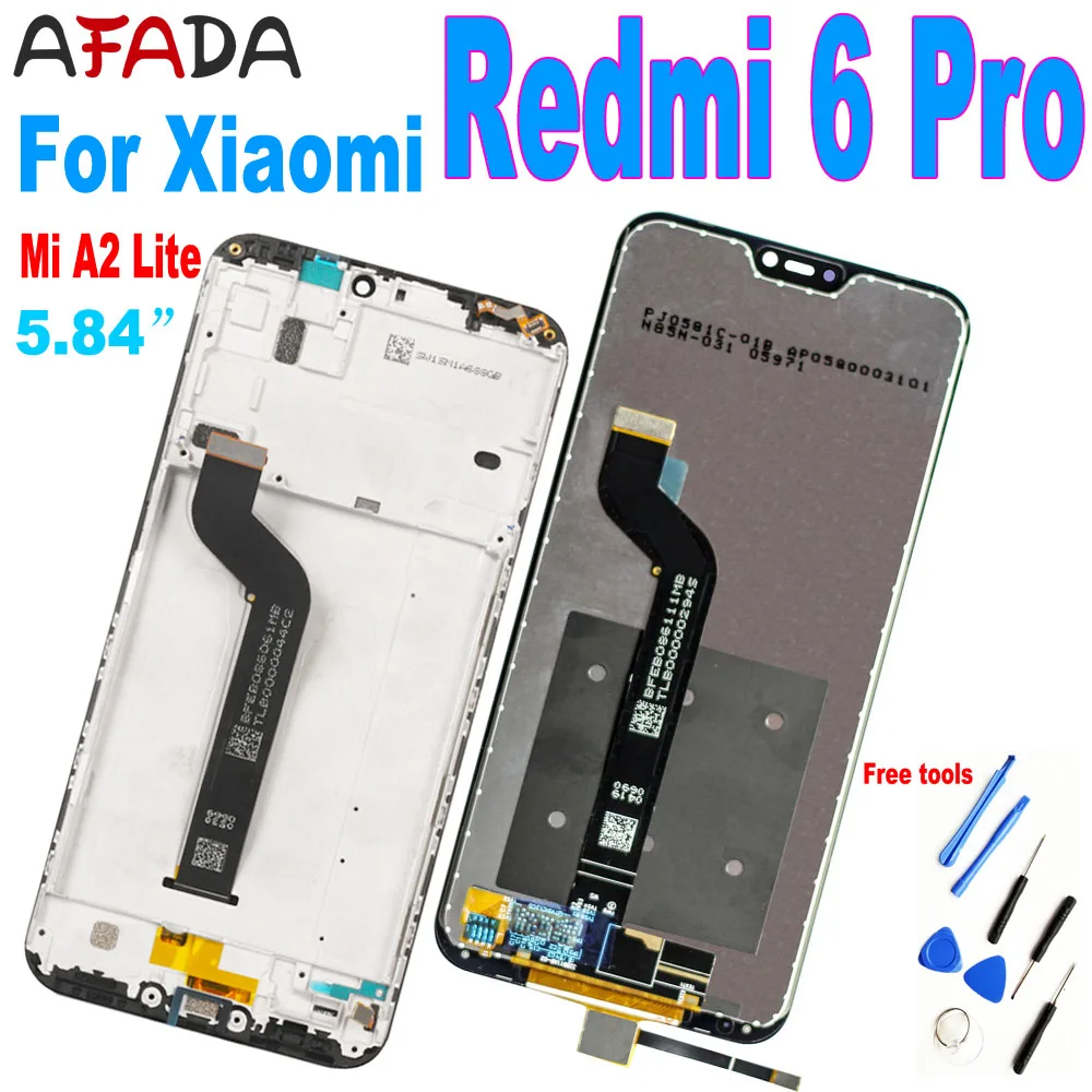 

Original 5.84" For Xiaomi Mi A2 Lite LCD Display Screen Replacement For Redmi 6 Pro LCD Screen Replacement