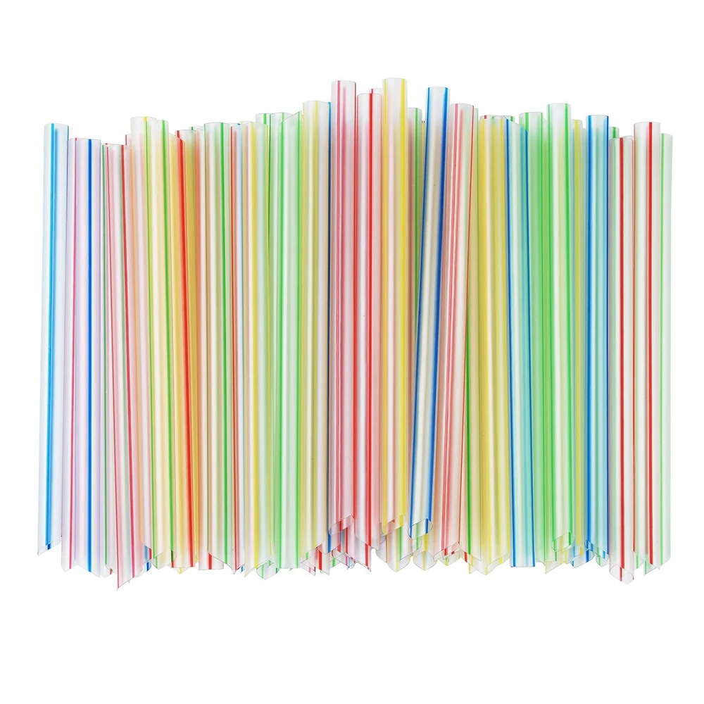 

MONGKA 100 pcs Extra Wide Fat Jumbo Boba Drinking Bubble Tea Smoothie Straws