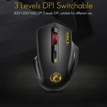 

Wireless Mouse USB Computer Mouse Silent Ergonomic Gamer Mice Windows Optical Noiseless compatible Mouse with Wireless Maus S9O7