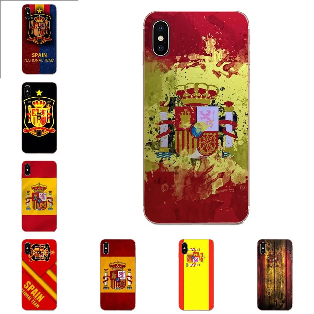 Новый мягкий винтажный Ретро Флаг Испании для Galaxy J1 J2 J3 J330 J4 J5 J6 J7 J730 J8 2015 2016 2017 2018
