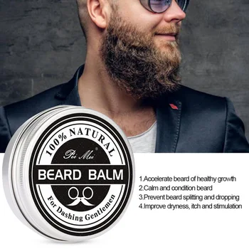 

Natural Organic Beard Balm For Dashing Men Beard Conditioner Balm For Moustache Growth Styling Caring Balm