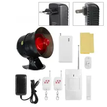 Комплекты системы сигнализации домашняя охранная сигнализация ИК-датчик беспроводной Противоугонный детектор движения, сигнализация монитор 100-240 В alarme
