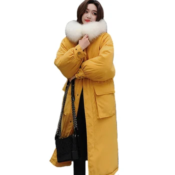 

new design Korean Style 2020 Winter Jacket Women Stand Collar Solid Female Down Coat Loose Oversized Womens Short Parka coat 014