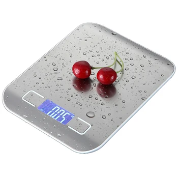 

5Kg-1G Digital LCD Electronic Kitchen Scale Food Weighing Postal Scales Rechargeable