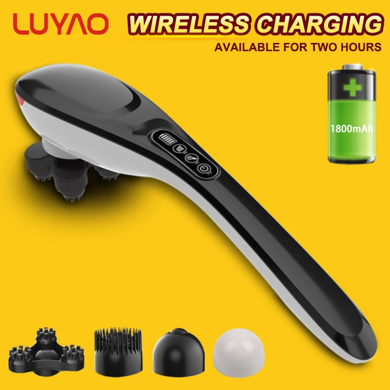 Luyao 4 In 1 Multifunctional Wireless Charging Cervical Massage Stick