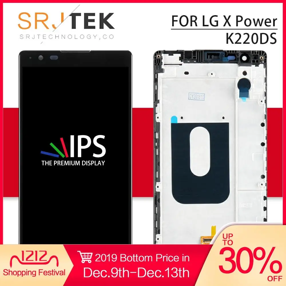 Srjtek 5 3 &quotдля LG X power X3 K220DS Полный ЖК-дисплей панель сенсорный экран дигитайзер