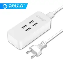 ORICO 4 порта USB зарядное устройство 20 Вт настольное зарядное устройство Смарт зарядное устройство ЕС Разъем для samsung Xiaomi huawei планшет