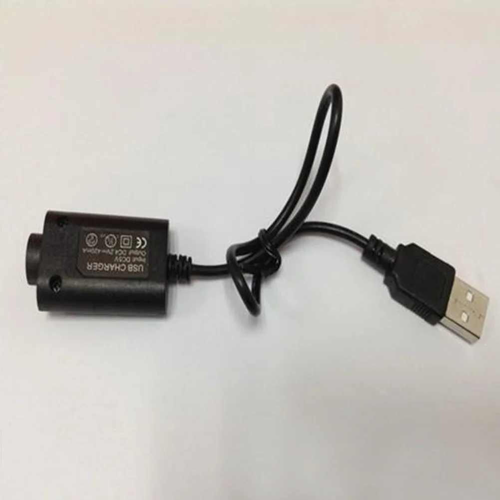 Универсальное зарядное устройство для электронных сигарет с usb-кабелем для EGO EVOD, лучшее для всех аккумуляторов 510 E, перезаряжаемая батарея черного цвета