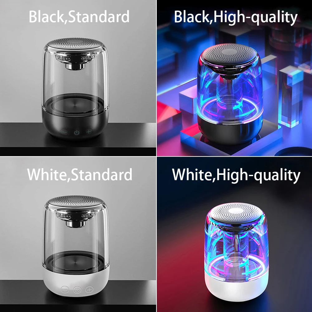 2019 Newest wireless bluetooth speaker Colorful light Portable Music Sound Box Handsfree Bass Subwoofer mini speaker bluetooth