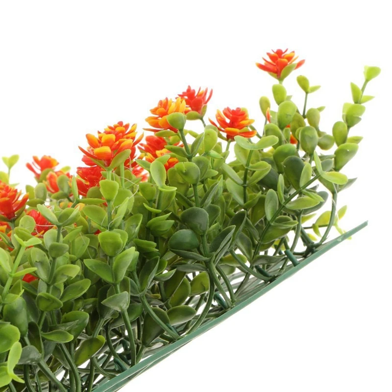 60x40cm Artificial Meadow Artificial Grass Wall Panel for Wedding or Home Decorations- 7